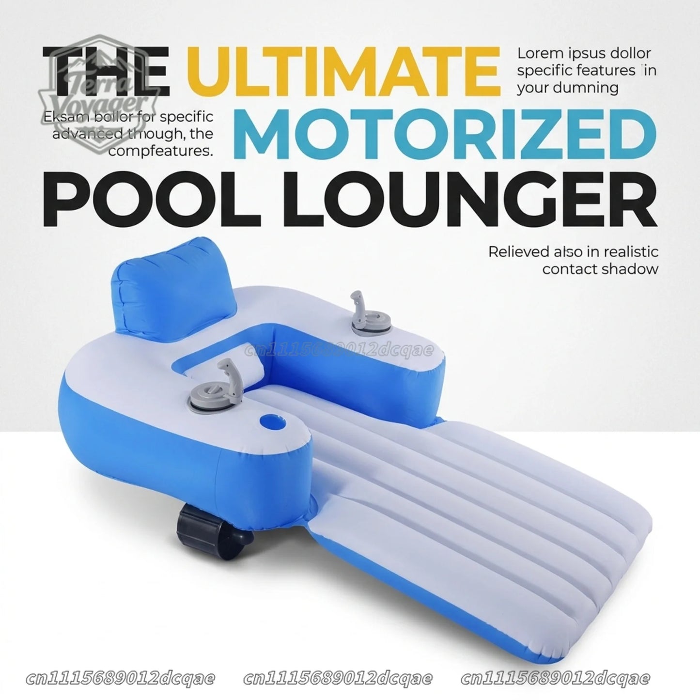 Motorized Inflatable Pool Lounger